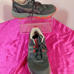 Asics Shoes Womens SZ 6.5 Gel-Venture 8 Running Sneaker Gray Low Top 1012A708.